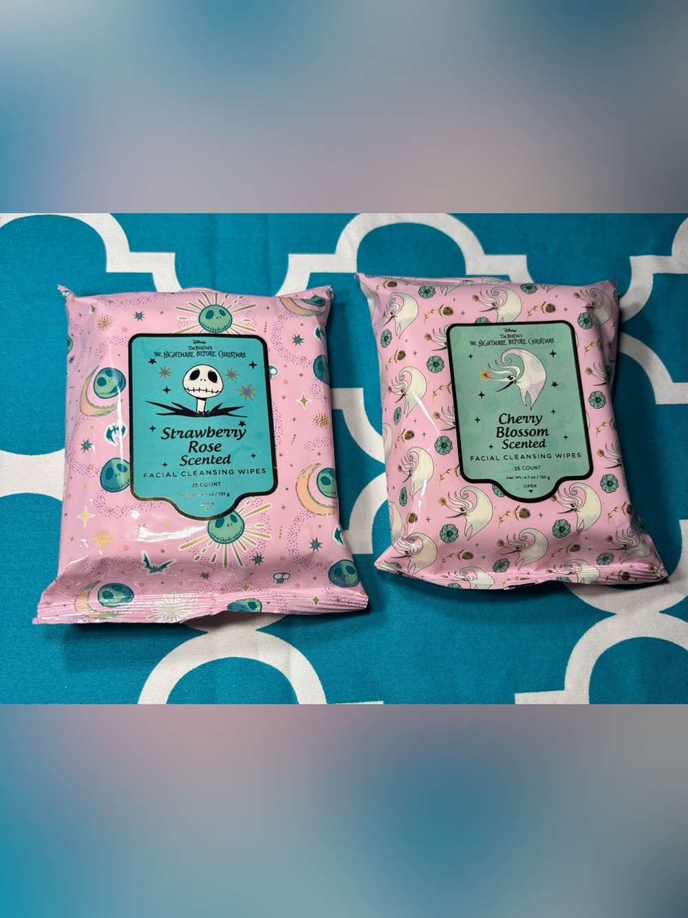 HOST PICK 2 New Nightmare Before Christmas Scented Facial Cleansing Wipes - Pink